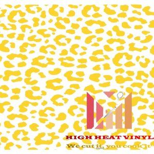 High Heat Duracoat Vinyl Stencil 10" x 12" - Leopard Spot styling